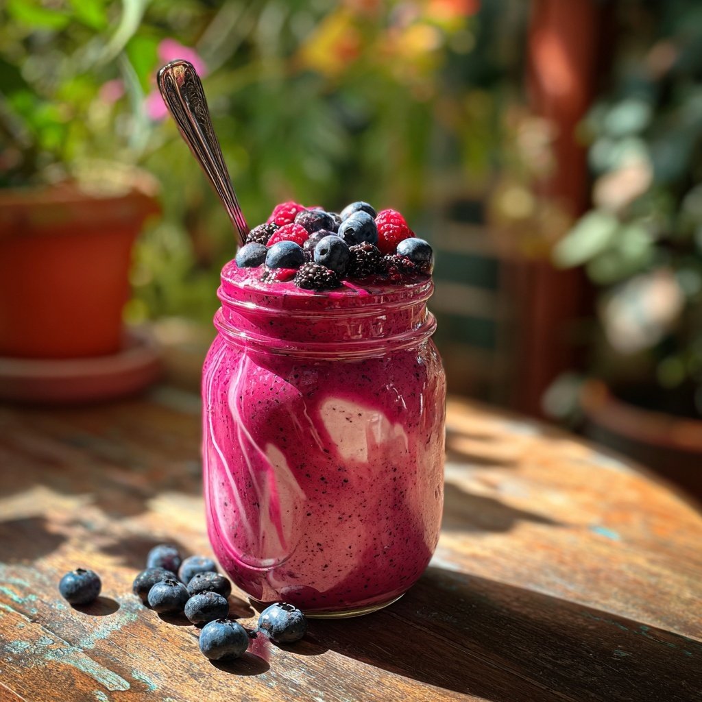 Berry Protein Breakfast Smoothie