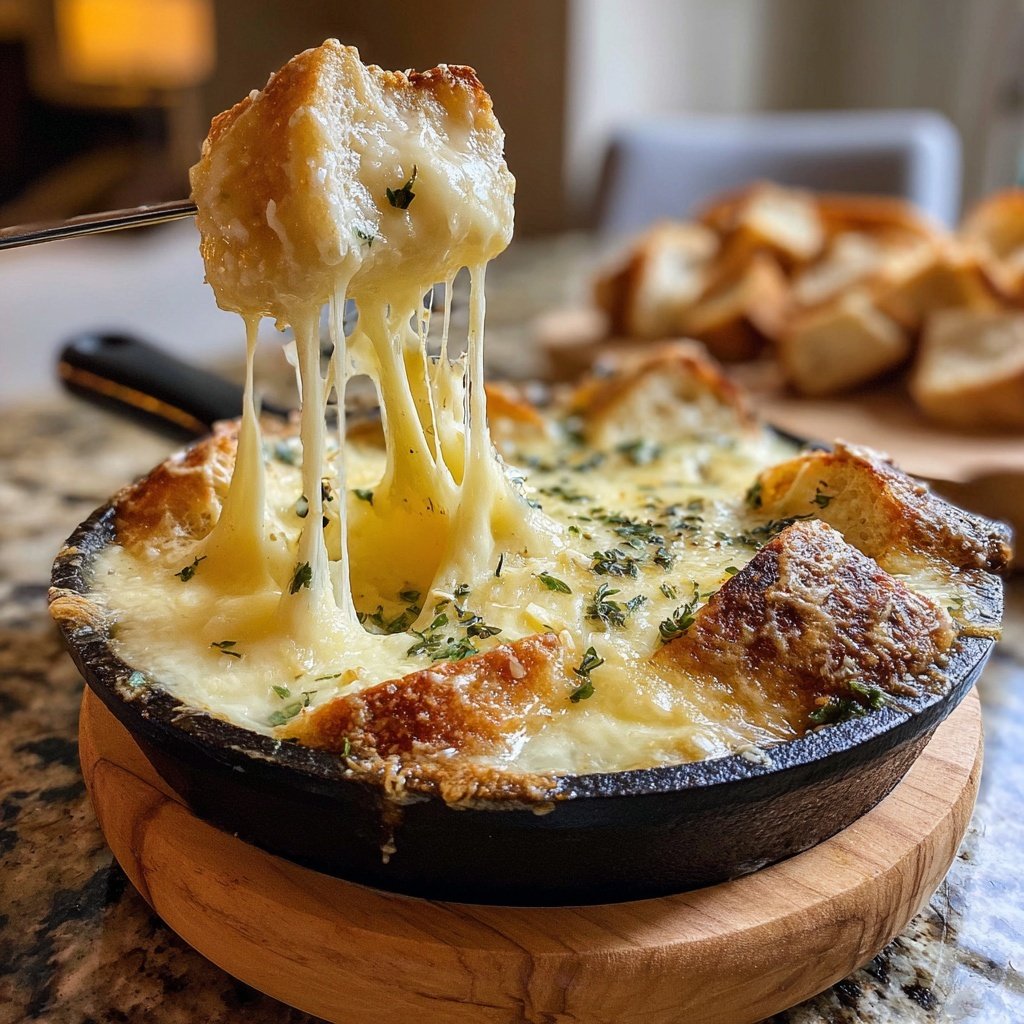 Fondue with Gruyere and Herbs