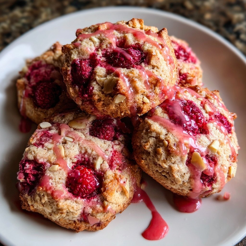 Valentines Treats Raspberry Almond Cookies