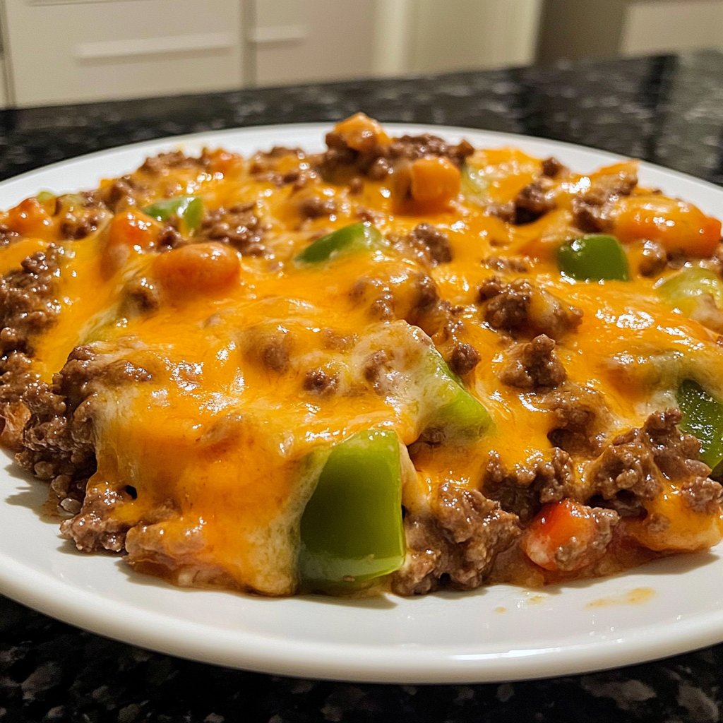 Ground Beef Skillet Cheesy