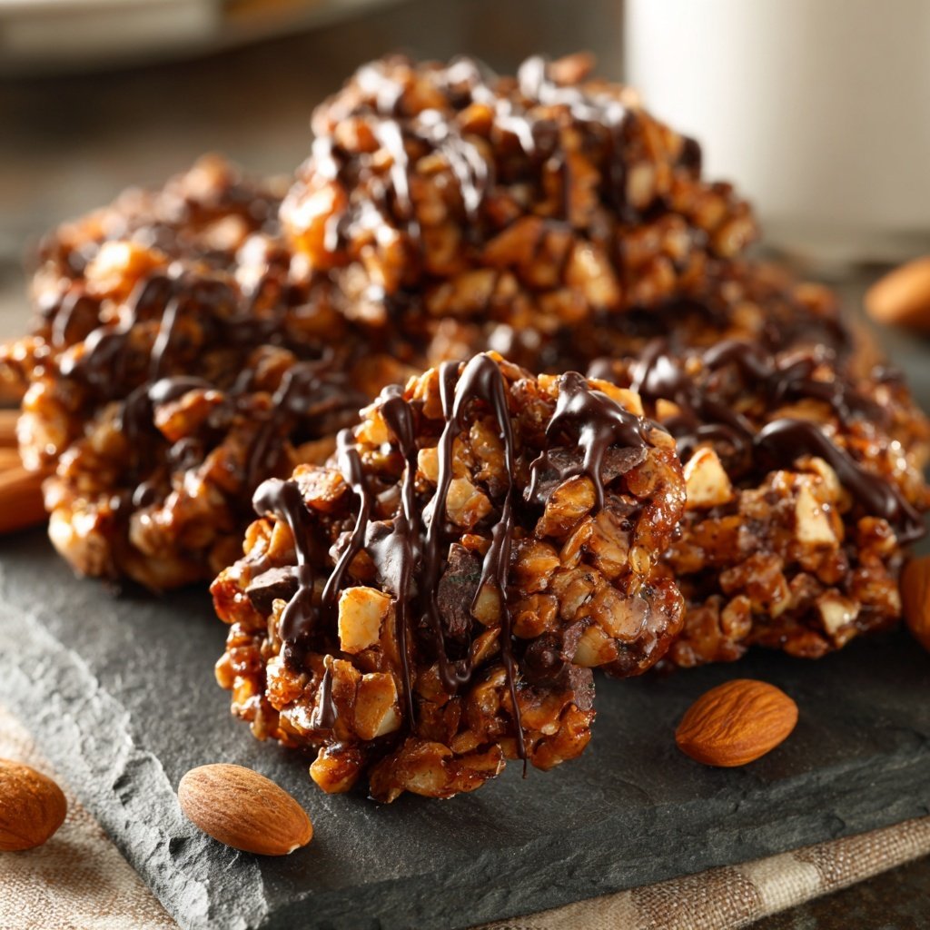 Valentines Treats Chocolate Almond Crunch