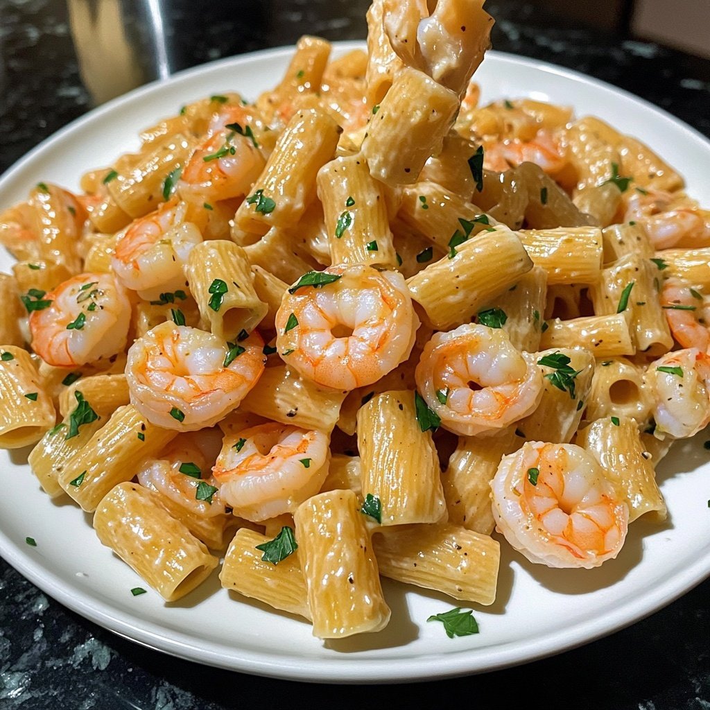 15-Minute Garlic Shrimp Pasta