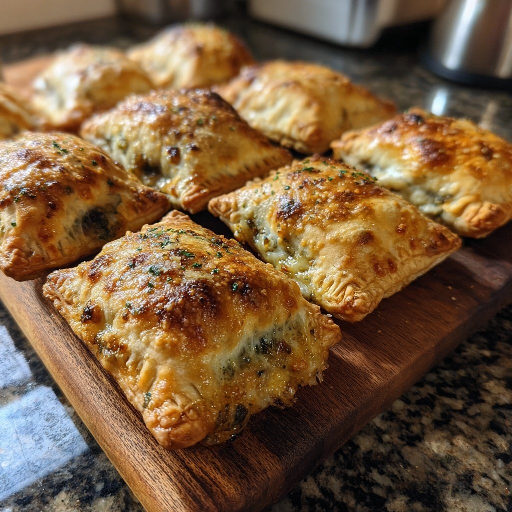 Super Bowl Savory Veggie Puff Squares