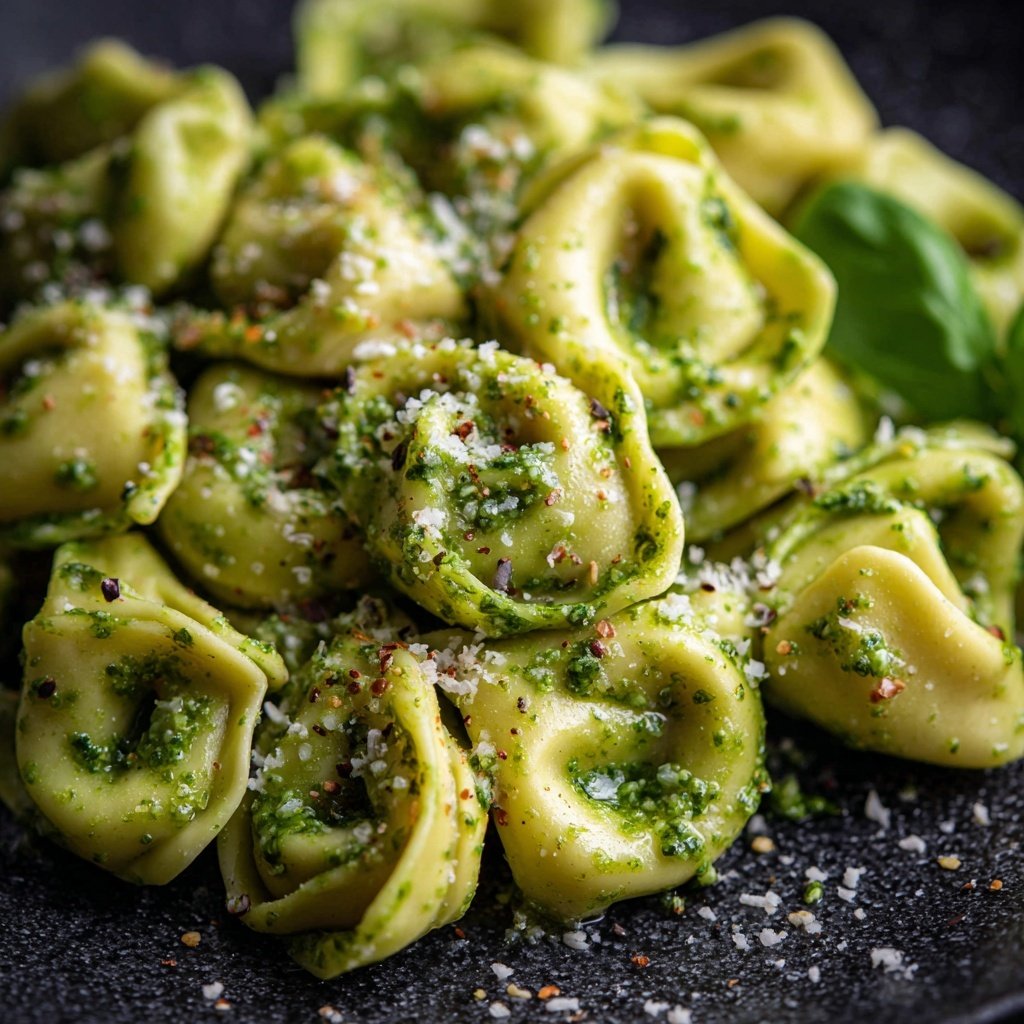 Creamy Pesto Tortellini