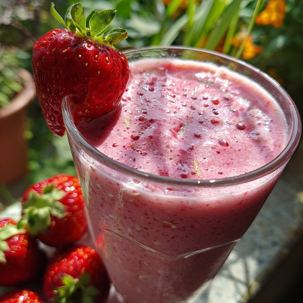 Strawberry Oat Smoothie