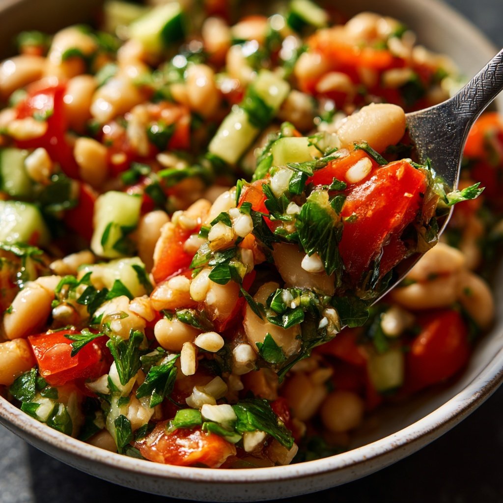 Mediterranean White Bean Salad